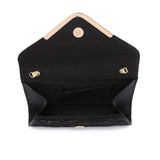 Lace Envelope Bag - Black image