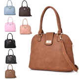 Pearl Top Handle Bag - dark pink image