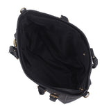 Violet Buckle Tote Bag - Black image