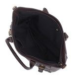 Violet Buckle Tote Bag - Brown image