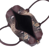 Layla Snake Bag  - Burgundy image