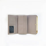 Plain Mock Snake Purse - Grey image
