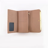 Plain Mock Snake Purse - Pink image