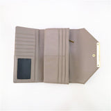 Block Contrast Purse  - Grey image