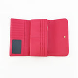 Contrast Edged Purse - Fuschia image