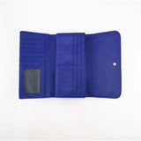 Contrast Edged Purse - Navy Blue image