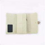Ellie-May Metal Bar Trim Purse - Beige image