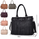 Patra Fringe Bag - Black image