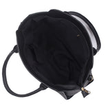 Jeanie front pocket tote bag - black image