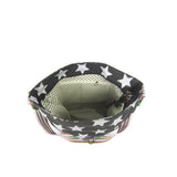 Stars Cross Body Bag - black image