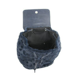 Lola Faux Fur Backpack - Blue image