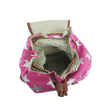 Stars Retro Rucksack - Pink image