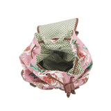 Large Flower Retro Rucksack - Pink image