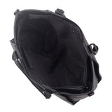 Talia V-Cut Angular Handbag - Black image