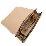 Trinity Lock Cross Body Bag - Beige image