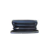 Kalei Flower Print Purse - Navy Blue image