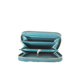 Kacey Leaf Pattern Purse - D. Green image