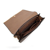 Roxanne Stripe Mix Cross Body Bag - Taupe image