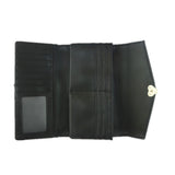 Tessie love heart trim purse - Black image