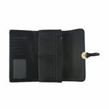 Franca metal disc trim purse - Black image