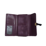 Franca metal disc trim purse - Purple image
