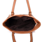 Abhy stripe detail tote - PINK image
