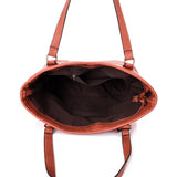 Agnese criss cross pattern tote - BLUE image