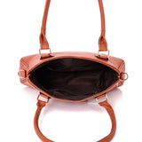 Rhetta studded strap detail tote bag - ORANGE image