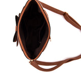 Lucie bow cross body bag - RED image