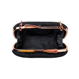 Tessie Bow Clasp Box Clutch - Black image