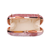 Tessie Bow Clasp Box Clutch - Blush image