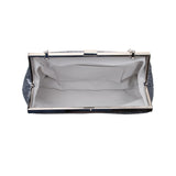 Gabriella Glitter Clutch - Silver with Blue Undertone image