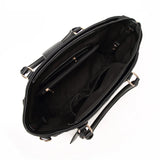 Semeria Colour Block Tote Bag - Black image
