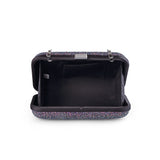 Chunky Glitter Two Toned Box Bag - Multi image