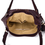 Miai Double Tassel Shopper Bag - Purple image