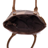 Carlie Tassel Twin Colour Tote Bag - Brown image