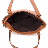 Cordelia Stud Trim Textured Shopper Bag - Tan image