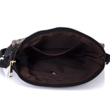 Carrie-Ann Ostrich Pocket Cross Body Bag - Black image