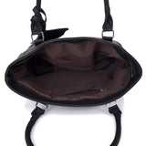 Brielle Textured Shopper With Purse - Black image