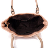 Allegro Front Pocket Shopper Bag - Beige image
