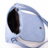 Livia Stud Cross Body - Light Blue image