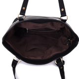 Pauline Twin Colour Shopper Bag - Black image