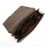 Angie Textured Flap Cross Body Bag - Army Green image