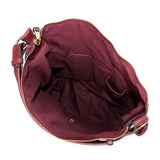 Gracia marble panel slouch bag - Maroon image