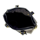 Guinivere marble panel tote bag - Black image