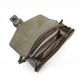 Sallie Ring Trim Cross Body Bag - Army Green image