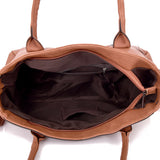 Judi Stud Tote Bag Red Brown image