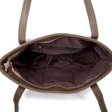 Jenni Bow Shopper Bag Dark Khaki image