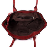 Lenni Stud Tote Bag Burgundy image
