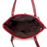 Althea strap front shopper bag red image